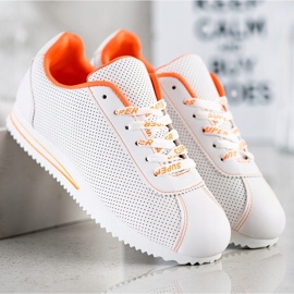 SHELOVET Tênis Openwork Super branco 1