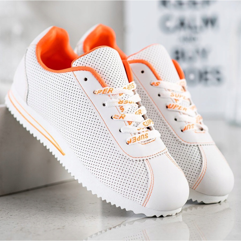 SHELOVET Tênis Openwork Super branco 1