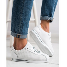 SHELOVET Tênis Openwork Super branco 1