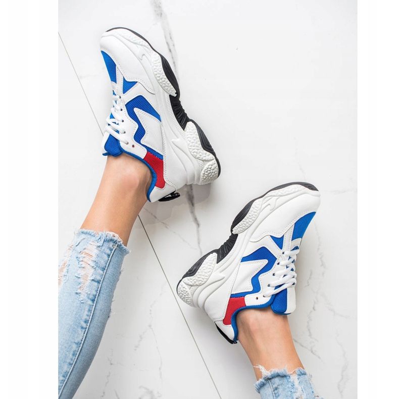 Fashion Tênis Confortáveis branco multicolorido 1