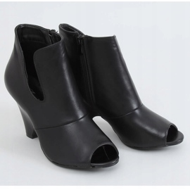 Botas de grife open toe black 9380 Black preto 1