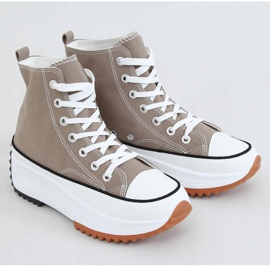 Sola de marca de tênis em cáqui VL135P Verde 1