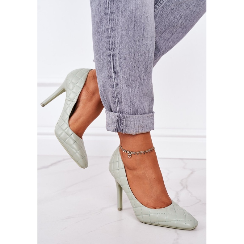 PS1 Elegant Green Acolchoado Stilettos Rosanna verde 2