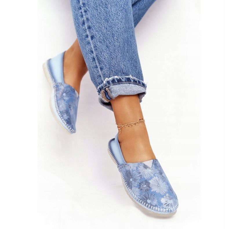 Feminino Blue Ballerinas Maciejka 01930-72 / 00-0 azul 1