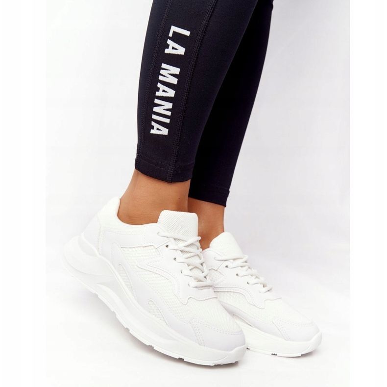 FB2 Tênis feminino com solado grande Branco Delusion 1