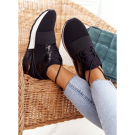 FB2 Calçados esportivos femininos tênis neta preta preto 1