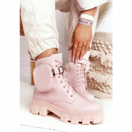 PS1 Trabalhadores de Botas com Plataforma Rosa Sábado 1