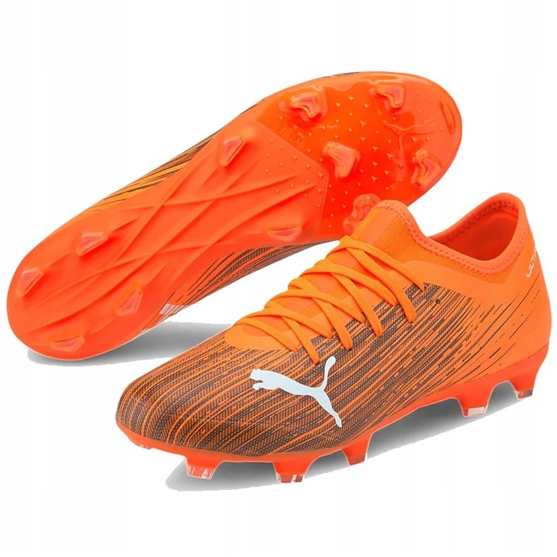 Chuteira Puma Ultra 3.1 Fg Ag 106086 01 laranja 2