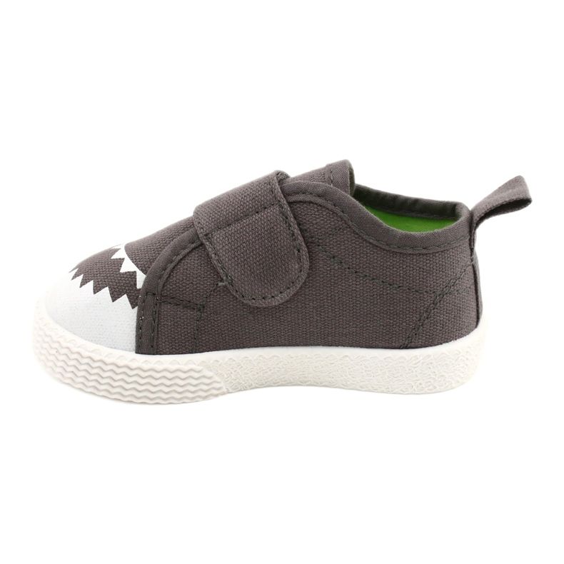 News Tênis de Velcro Children Crocodile 21dz26-3923 Gray cinza cinza 1