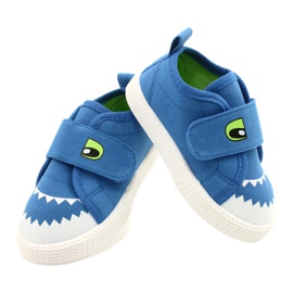 News Crocodilo de Tênis de Velcro Crianças 21dz26-3923 azul 4