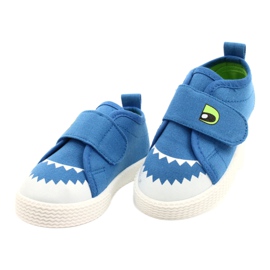 News Crocodilo de Tênis de Velcro Crianças 21dz26-3923 azul 2