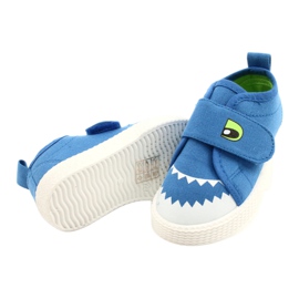 News Crocodilo de Tênis de Velcro Crianças 21dz26-3923 azul 3