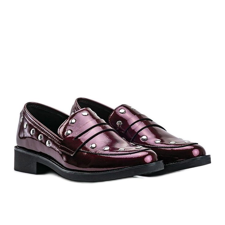 Sapatos femininos marrons de Bethany vermelho 1