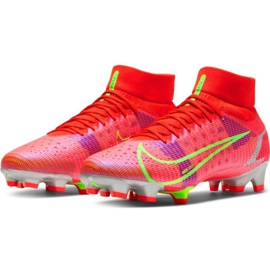 Chuteiras Nike Mercurial Superfly 8 Pro Fg M CV0961 600 vermelho vermelho 1