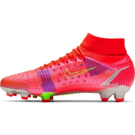 Chuteiras Nike Mercurial Superfly 8 Pro Fg M CV0961 600 vermelho vermelho 2