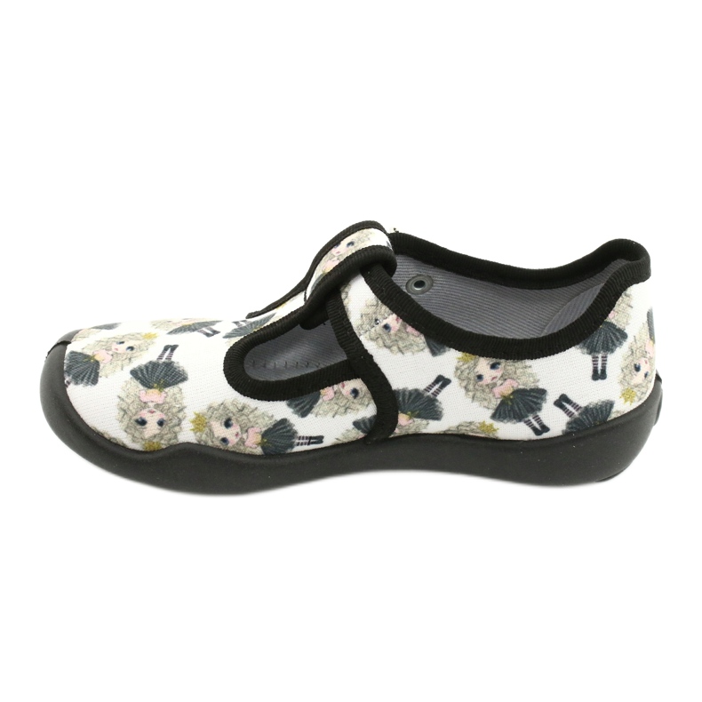 Sapatos infantis Befado blanka princesa 115X007 preto cru 2