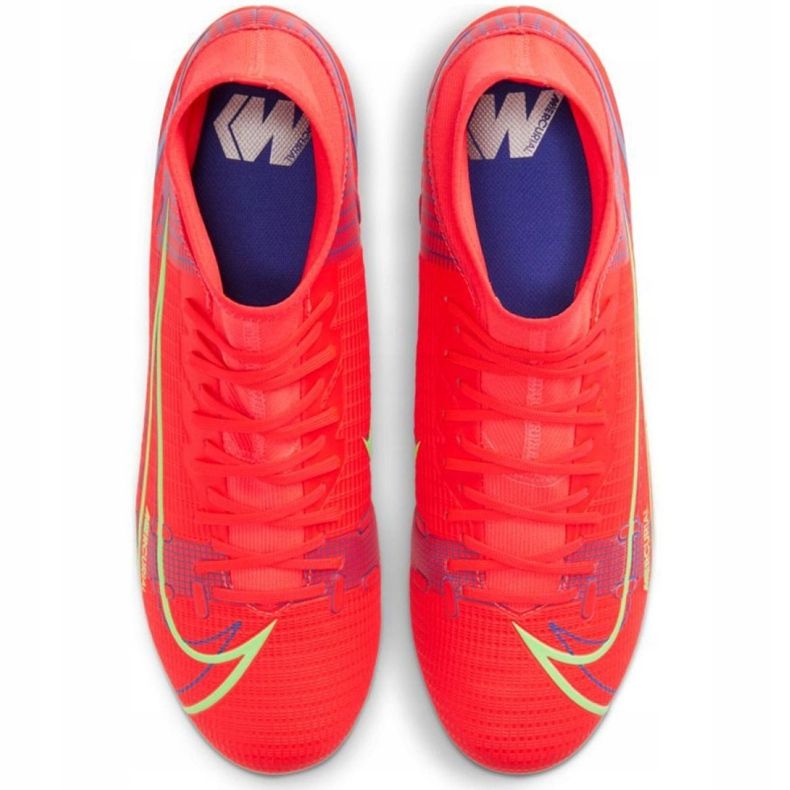 Chuteira Nike Mercurial Superfly 8 Academy Mg M CV0843 600 vermelho laranjas e tintos 1