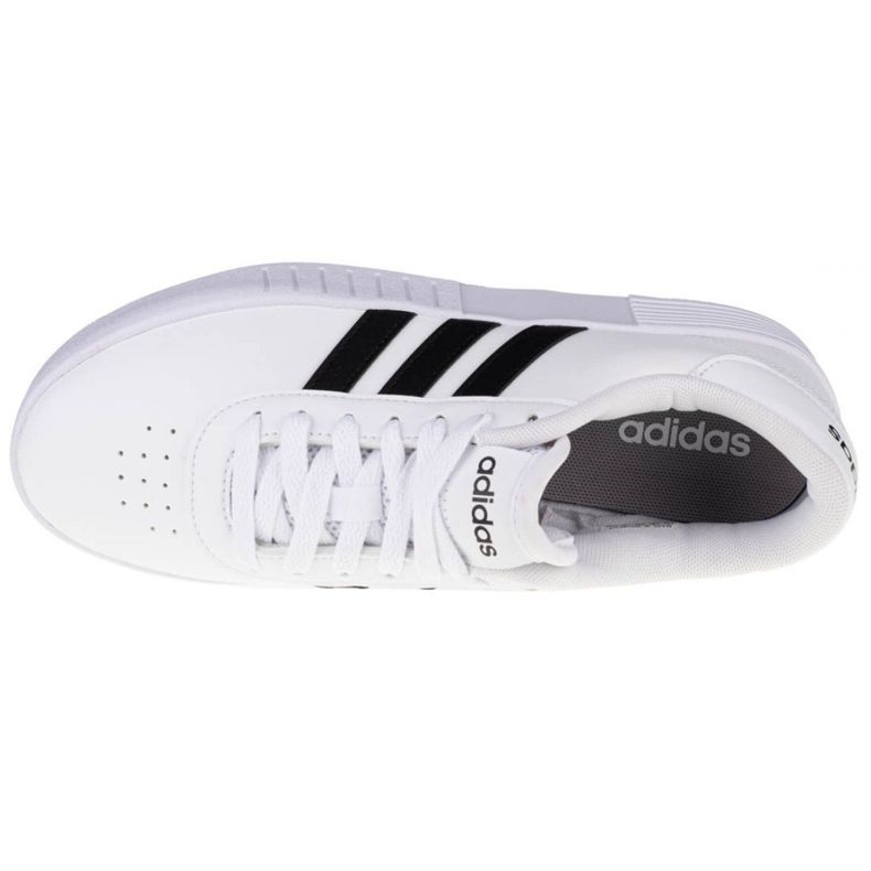 Sapatos Adidas Court Bold W FY7795 branco azul marinho 2