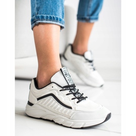 SHELOVET Tênis Clássicos branco preto 1