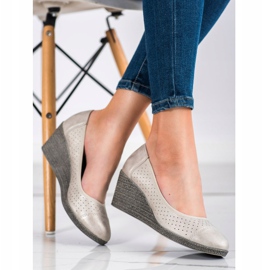 Goodin Bombas Golden Wedge bege 1