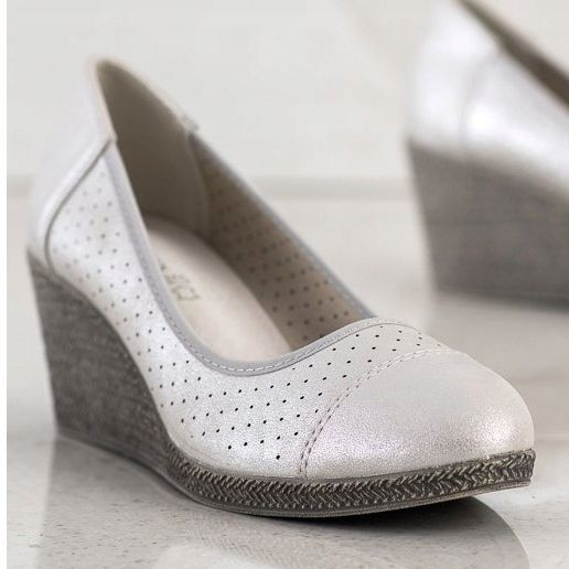 Goodin Bombas de cunha de prata 2