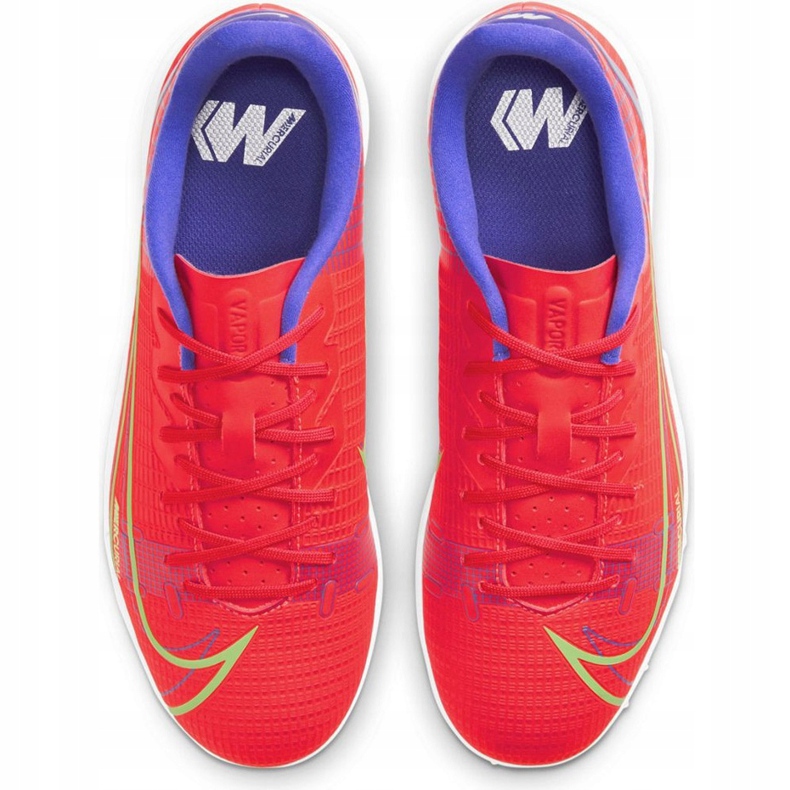 Chuteira Nike Mercurial Vapor 14 Academy Tf Junior CV0822 600 vermelho vermelho 1