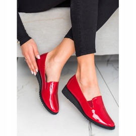 Goodin Mocassins confortáveis vermelho 2
