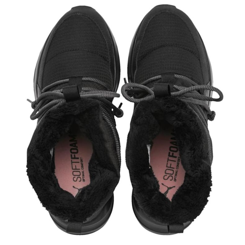Sapatos femininos Bota de inverno Puma Adela preta 369862 01 preto 1
