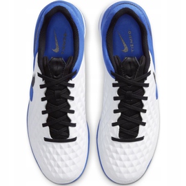 Chuteiras Nike Tiempo React Legend 8 Pro Ic AT6134 104 azul branco 1