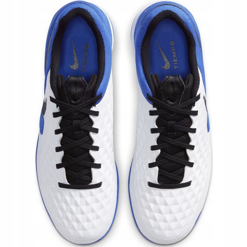 Chuteiras Nike Tiempo React Legend 8 Pro Ic AT6134 104 azul branco 1