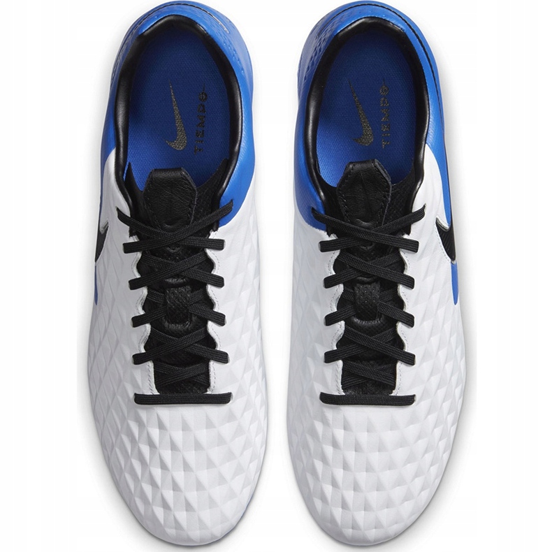 Chuteiras Nike Tiempo Legend 8 Pro Fg AT6133 104 branco branco 1