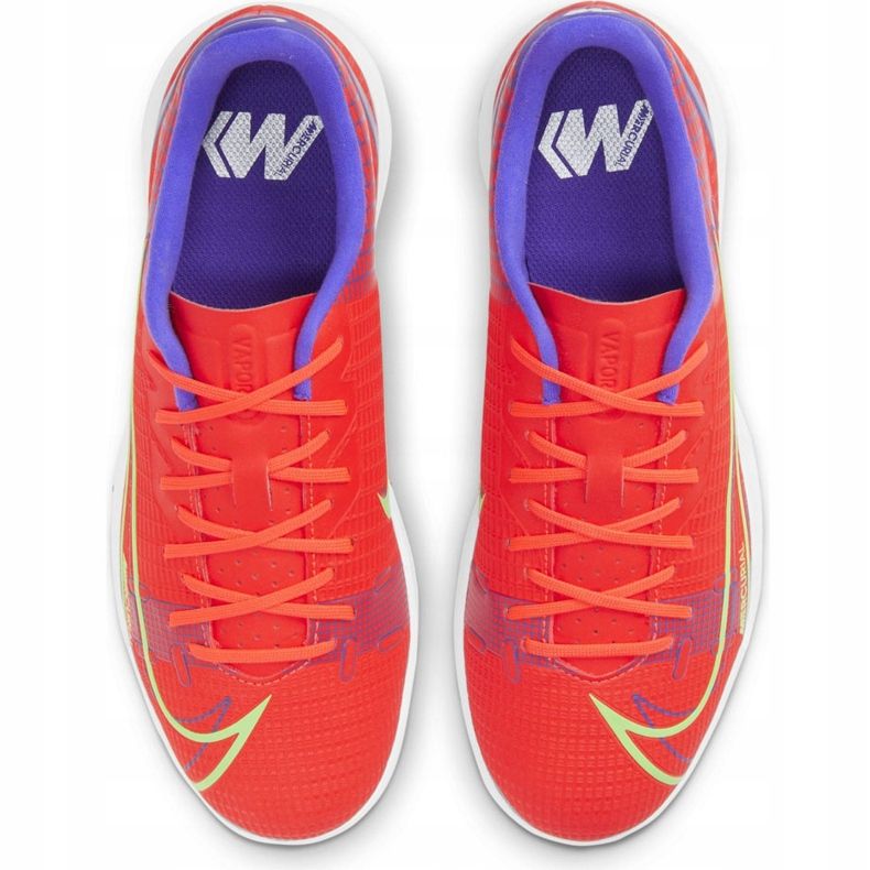 Chuteira Nike Mercurial Vapor 14 Academy Ic Junior CV0815 600 vermelho vermelho 1
