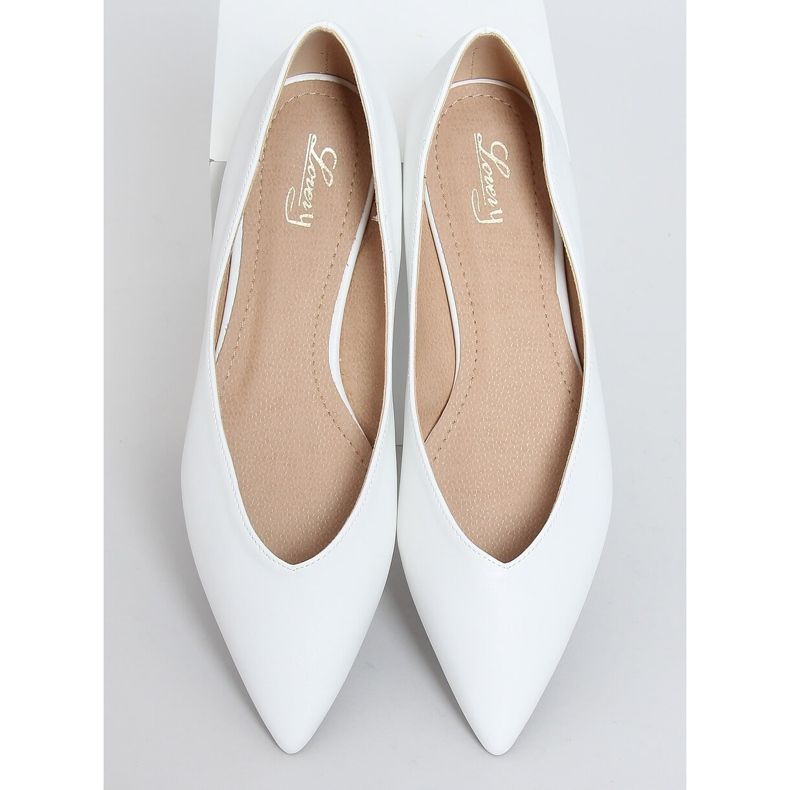 Bailarinas femininas brancas MM-600 Branco 1