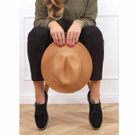 Mocassins femininos negros 8988-45 Preto 1