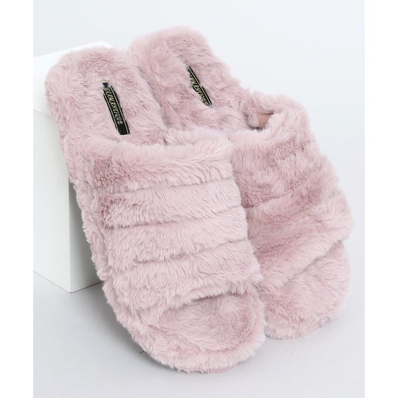 Chinelos femininos com elástico lilás X8130 Roxo 1