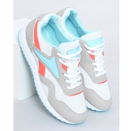 Sapatos esportivos multicoloridos B0-517 Azul 1