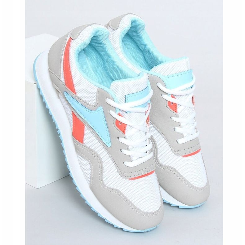 Sapatos esportivos multicoloridos B0-517 Azul 1