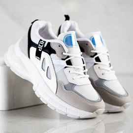 SHELOVET Tênis na plataforma com malha multicolorido 2