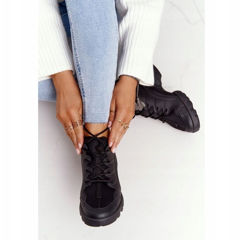 PS1 Sapatos esportivos femininos tênis pretos nascidos assim 2