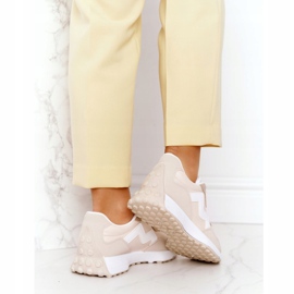 PS1 Sapatos esportivos femininos. Tênis Bege Move On 1