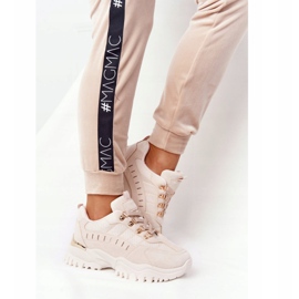 PS1 Tênis feminino bege bom humor na sola grande 2