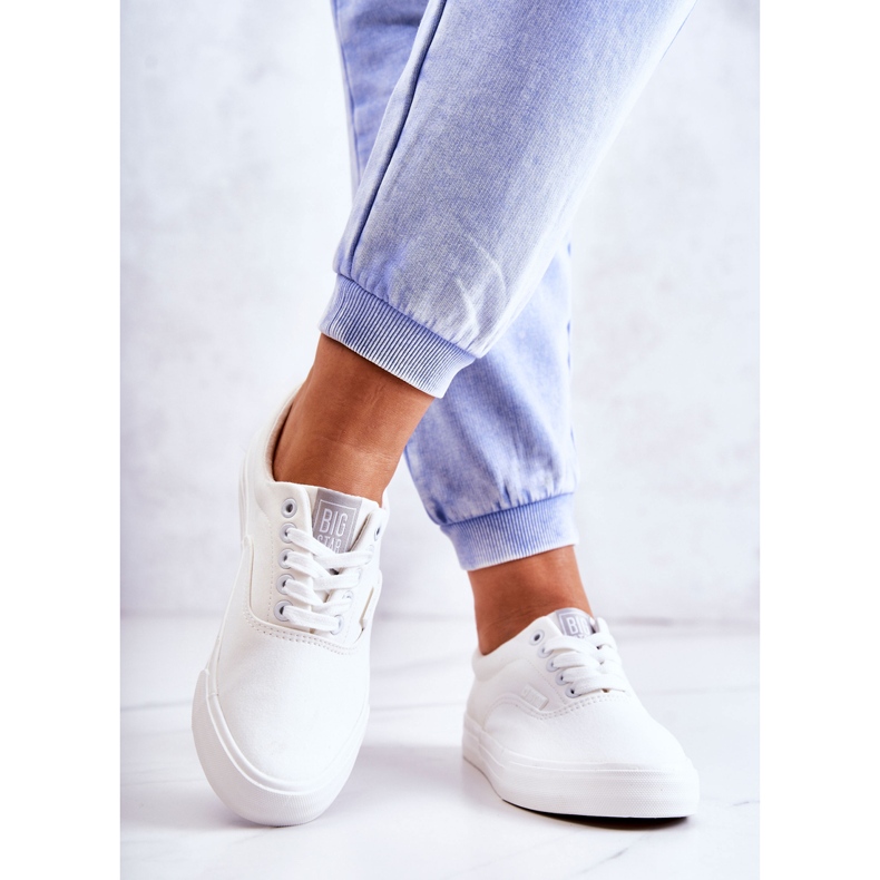 Tênis feminino Big Star FF274168 branco 2
