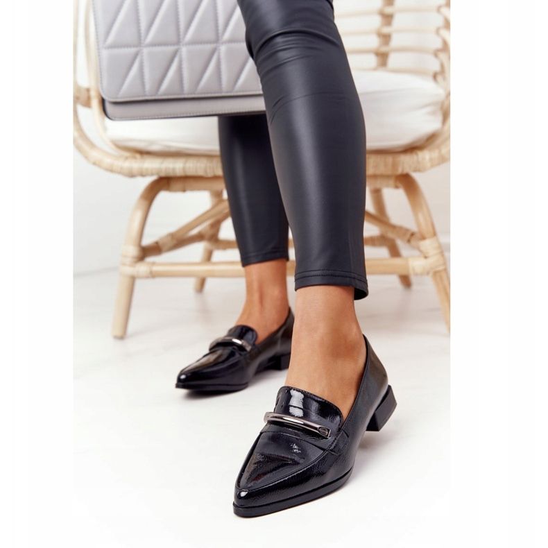 S.Barski Elegant Mocassins S. Barski Premium Lacquered Black preto 2