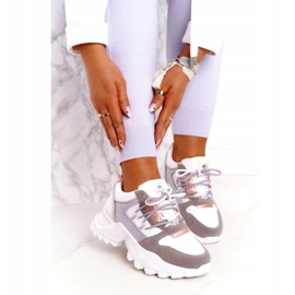 News Tênis de sapatos esportivos femininos 21sp26-3973 branco 1