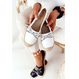 S.Barski Alpercatas em sola de palha S. Bararski Branco 1