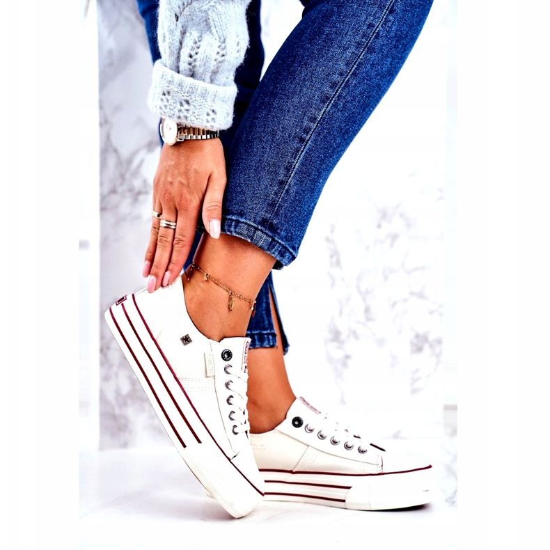 Tênis feminino Big Star White GG274140 branco 2