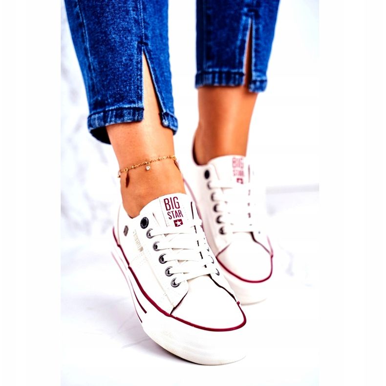 Tênis feminino Big Star White GG274140 branco 3