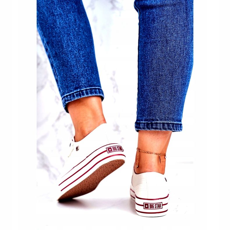 Tênis feminino Big Star White GG274140 branco 4