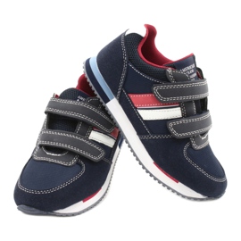 American Club Sapatos infantis azuis da marinha rh24 azul 4
