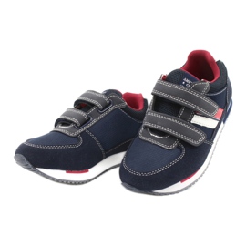 American Club Sapatos infantis azuis da marinha rh24 azul 2